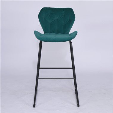 Tabourets de bar rembourrés en acier