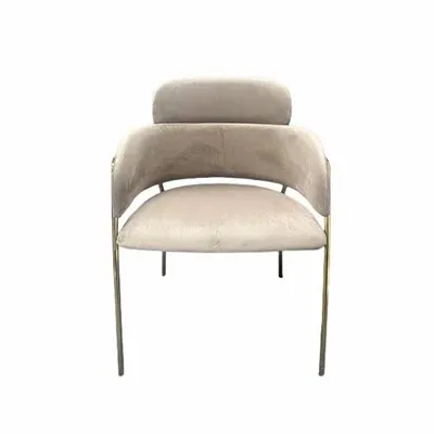 Chaises de salle à manger luxueuses à structure en fer